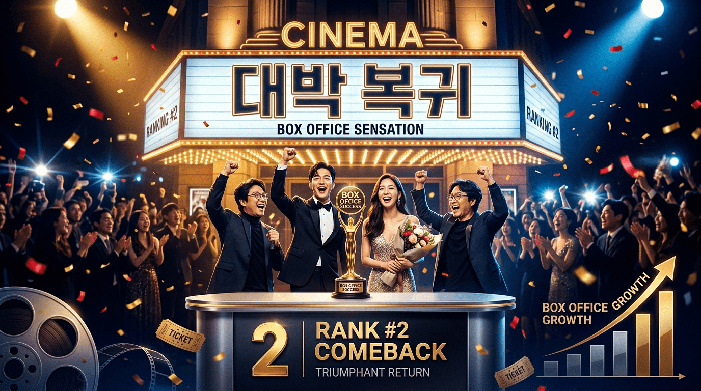 정우 연출·주연 ‘짱구’, ‘란 12.3’ 제치고 역주행 성공…2위로 상승