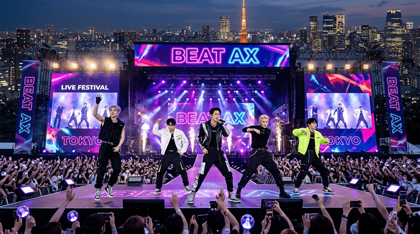 보이넥스트도어, 도쿄 ‘비트 AX’ 헤드라이너로 출격