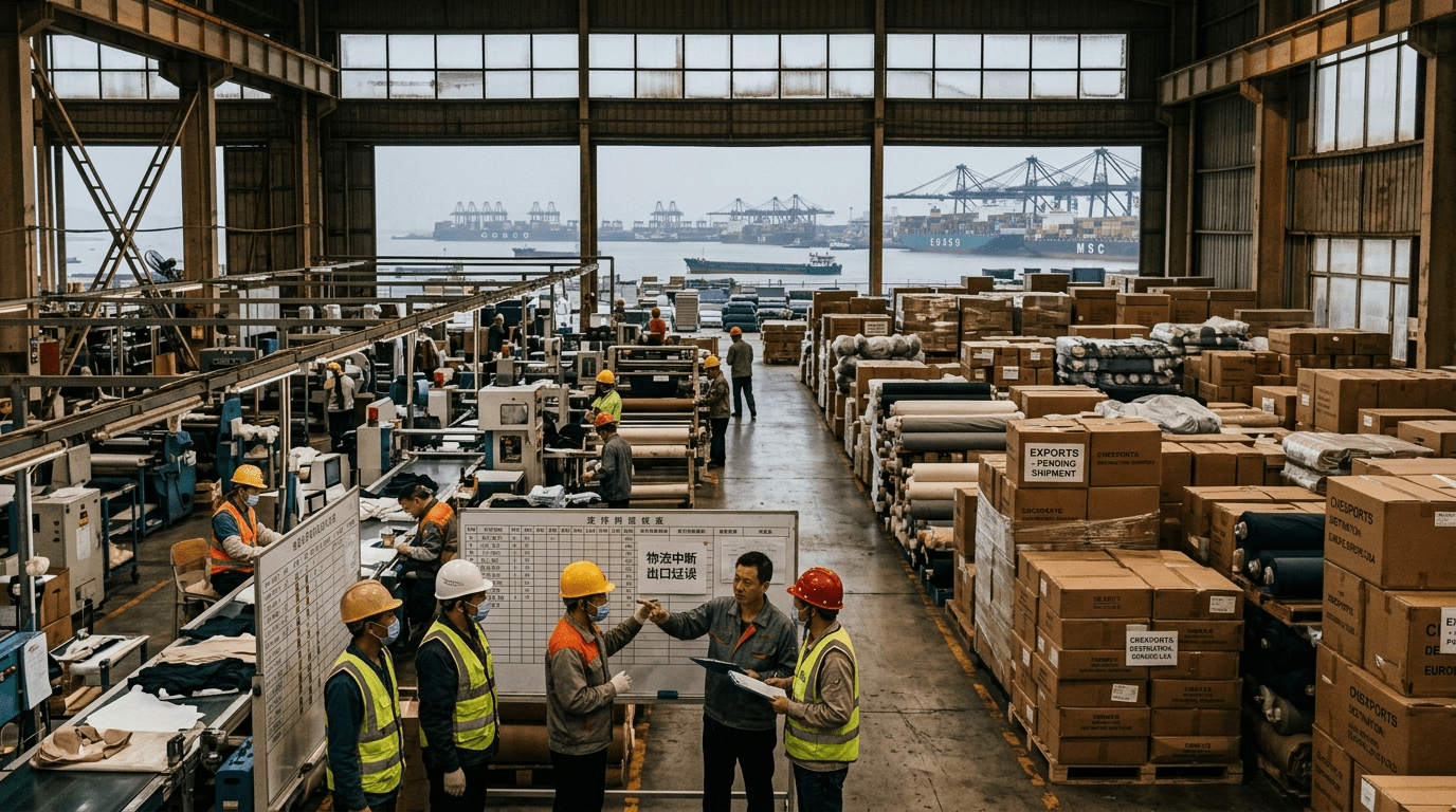Hormuz Crisis Hits China’s Factories With Rising Costs and Falling Orders