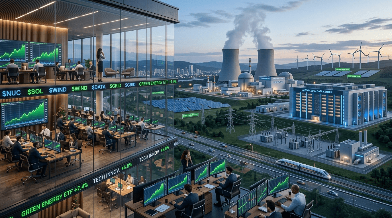 Investors Bet on Future Energy Demand From AI Expansion