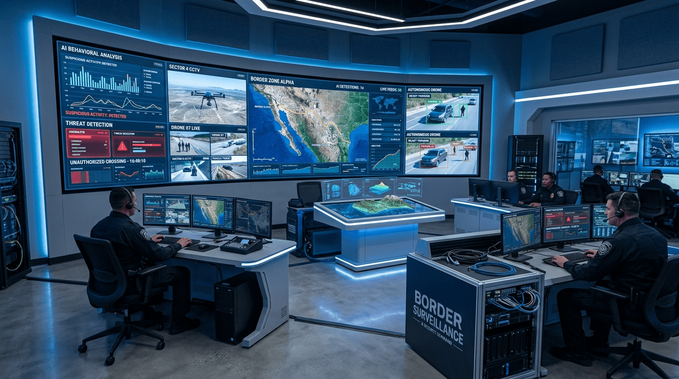 U.S. Border Surveillance Industry Surges on AI and Massive Federal Spending